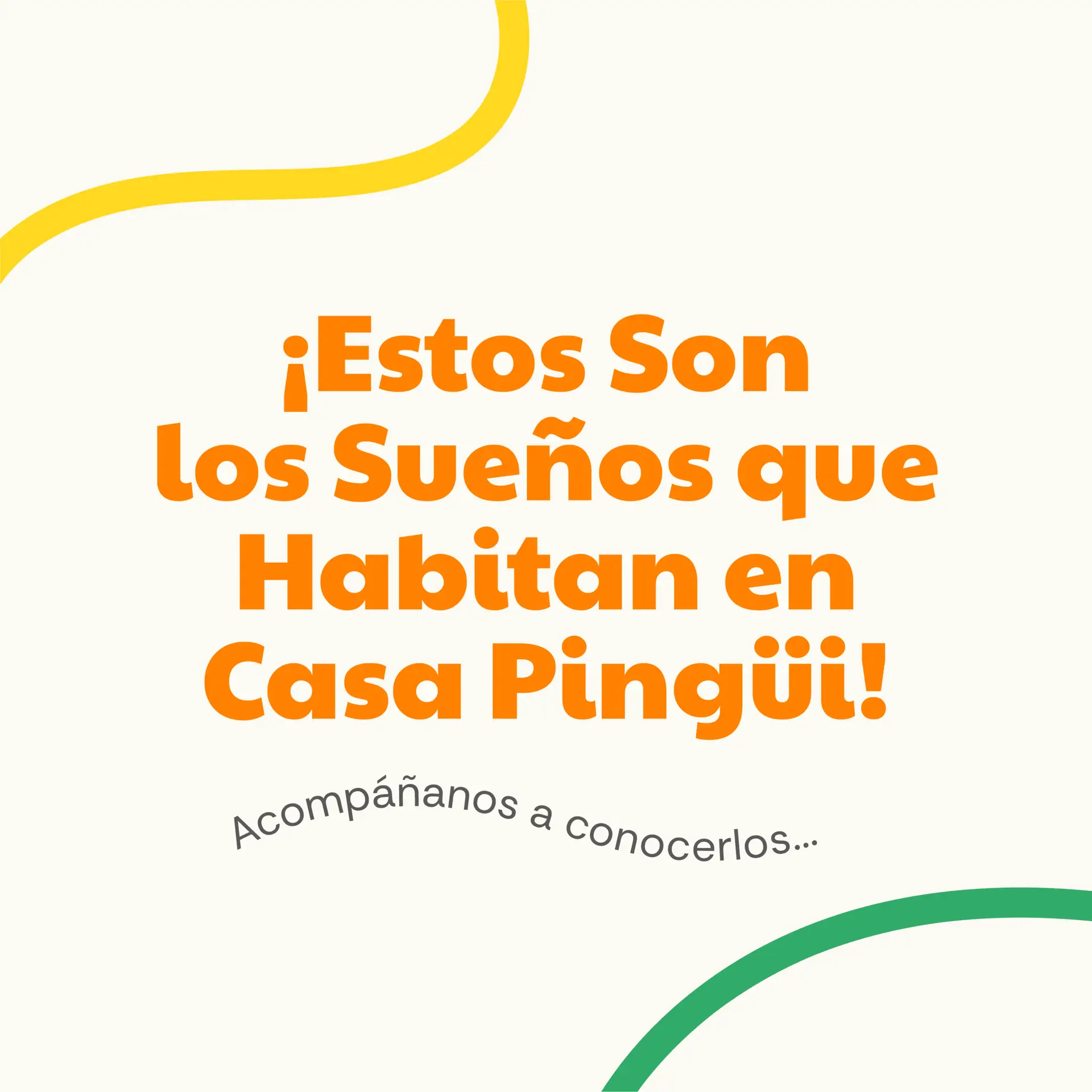 Estos son los sueños que habitan en Casa Pingui
